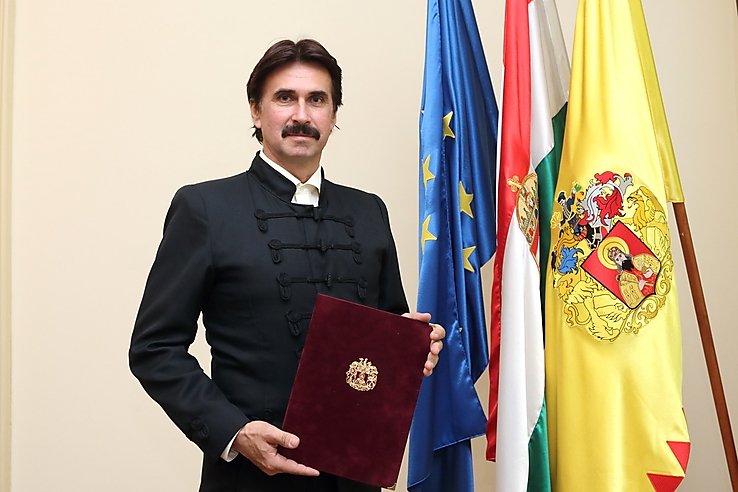 Badány Lajos eskütétel