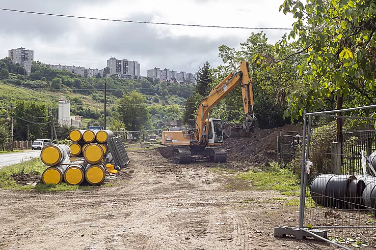 csermőkei út miho távhővezeték csere