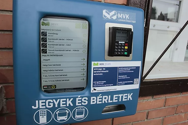 mvk jegyautómata