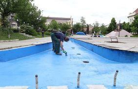 Megkezdődött a miskolci szökőkutak karbantartása