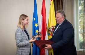 A diákpolgármester átvette a város kulcsát