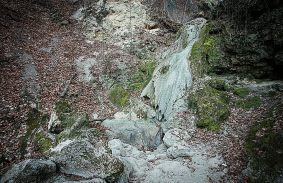 Ha befagy a Hámori-tó, nem „eshet” a lillafüredi vízesés