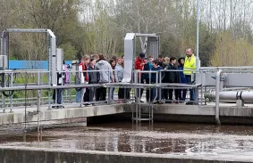 A szennyvíztisztítás folyamatával ismerkedtek 