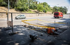 EGY HÓNAPON KERESZTÜL FORGALOMELTERELÉSRE KELL SZÁMÍTANI A BAJCSY-ZSILINSZKYN