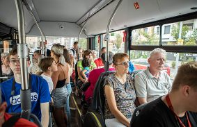 MÁR A PRÓBAJÁRATOKON IS IMÁDTÁK AZ ELEKTROMOS BUSZOKAT A MISKOLCIAK