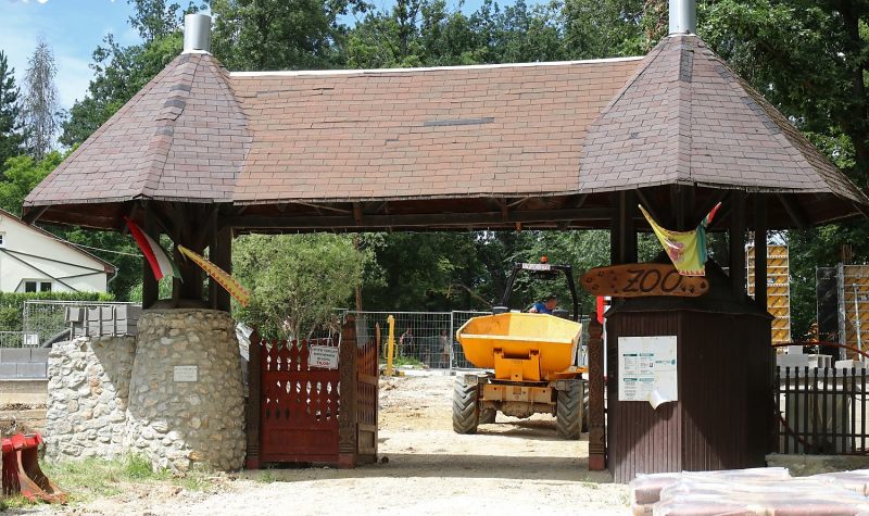 Ütemterv szerint halad az Állatkert felújítása