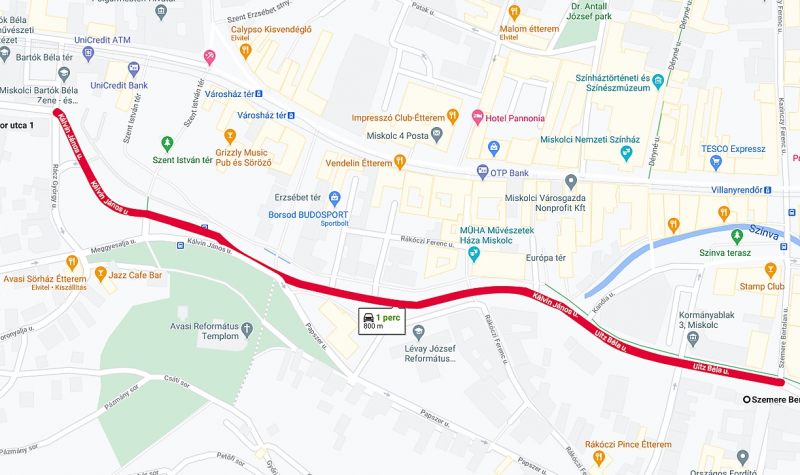 Tour de Hongrie miskolci „díszrajttal”