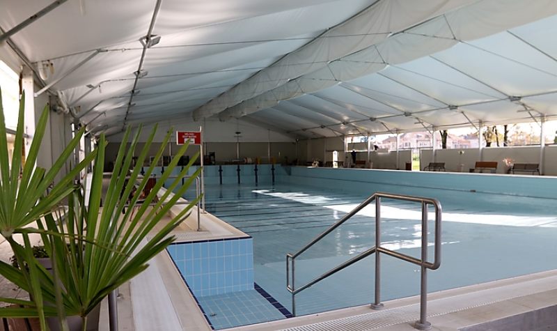 Karbantartási munkák a Selyemréti Strandfürdőben