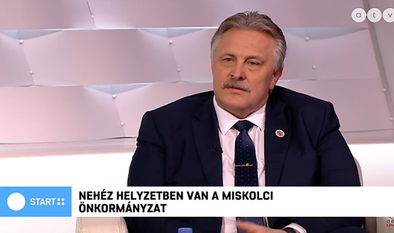 Veres Pál az ATV-ben: Nehéz helyzetben van Miskolc, lesz helye a kompenzációnak