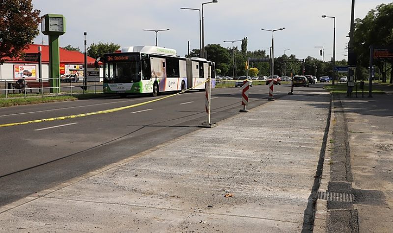 Buszmegállót újítottak fel a miskolctapolcai elágazásnál