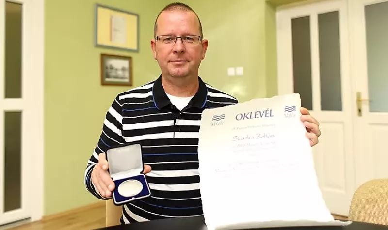 "Ezt a szakmát szeretni kell!" – elismerték a MIVÍZ munkatársát