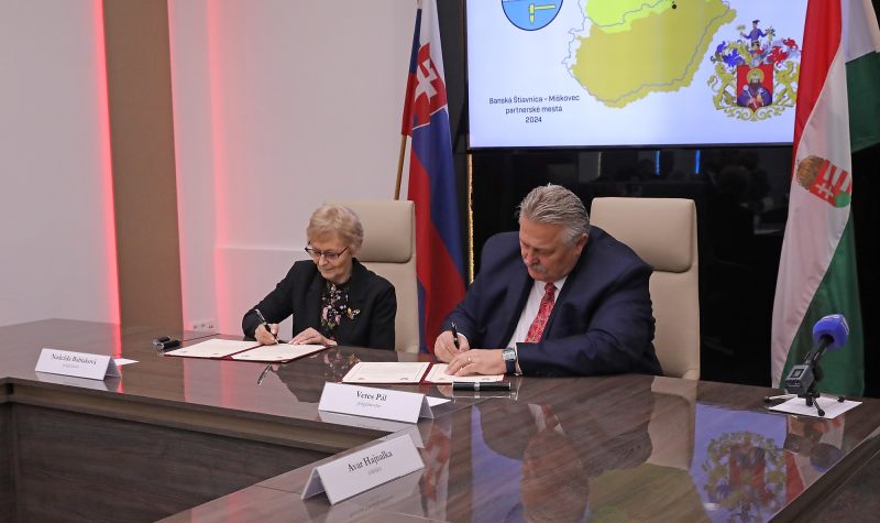 SELMECBÁNYA IS MISKOLC TESTVÉRVÁROSA LETT